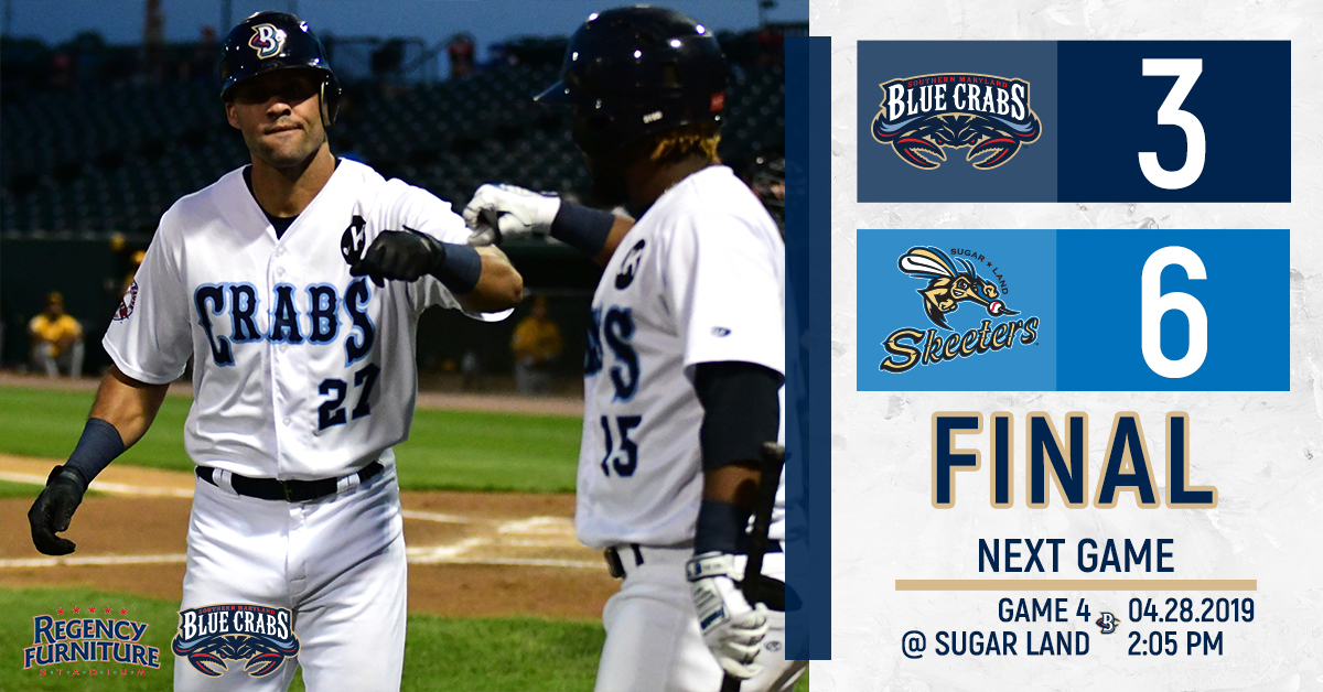 Skeeters Early Offense Too Much For Blue Crabs